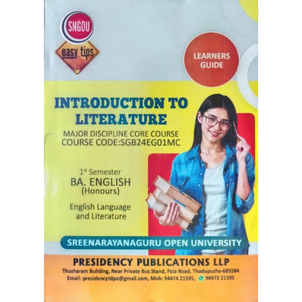 BA ENGLISH (Honours)